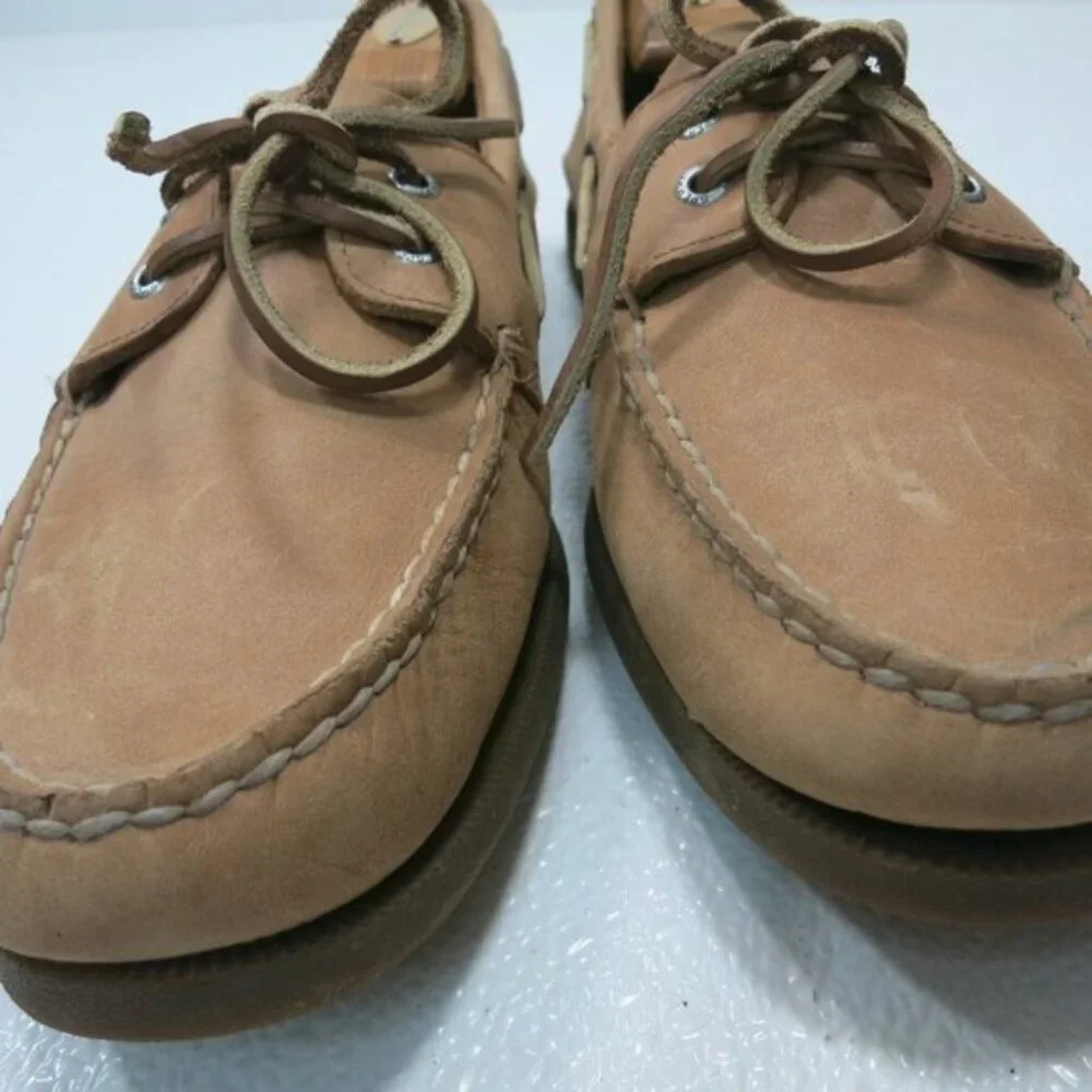 Sperry Oil Tanned Leather Deck Shoes Men's Casual Footwear Top-Sider Sz 10.5 M